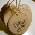 Rustic Wooden Thank You Han..