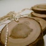 Wooden Tree Branch Hang Tag..