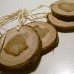 Wooden Tree Branch Hang Tag..