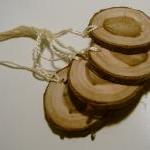 Wooden Tree Branch Hang Tag..