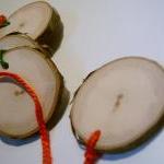 24 Wooden Gift Tags Ornamen..