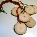 20 Wooden Gift Tags Ornamen..