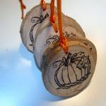 12 Rustic Wooden HangTag Or..