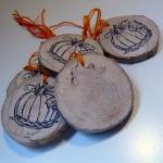 12 Rustic Wooden HangTag Or..