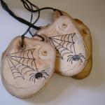 4 Wooden Halloween Hang Ta..