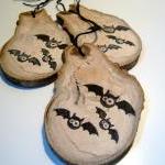 3 Wooden Halloween Decor G..